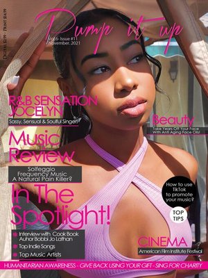 cover image of Pump it up Magazine--Rising R&B Icon Jocelyn Aker